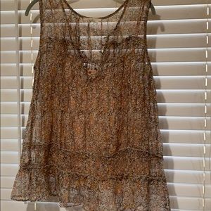 Anthropology Floreat Top Size 12